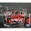 customized clear Acrylic ice bucket for vodka bottle and drink can