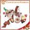 Plaid grosgrain Christmas Ribbon Fabric