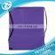 purple drawsting non woven bag non woven backpack