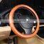 Soft Sheepskin Leather Steering Wheel Cover