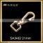 2016 high quality zinc alloy customized handbag hardware clasp