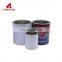 Factory direct supplier 1 gallon white round empty tin can can/paint bucket/chemical