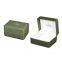 Best selling Green PU leather watch box custom logo leatherette watch box with factory factory price