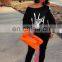 Wholesale Wifey Off The Shoulder Oversized Wide Neck Slouchy Sweatshirt