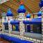 Kids outdoor princess inflatable bouncy castle obstacle course for sale
