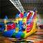 Outdoor cartoon theme slide inflatable giant bounce house