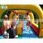 yellow kid custom commercial water inflatable nip slip n slide for sale