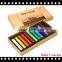 Rainbow color round hair chalk for hair style