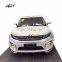 Hight quality LT style body kit for Land Rover Range Rover Evoque front bumper rear bumper  side skirts front lip and exhaust
