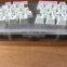Gaojie high end CNC Mechanical keyboard frosted pc top plate bottom prototype keyboard case