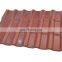 Red Color Excellent Corrosion Resistance ASA Synthetic Resin Spanish Roof Tiles