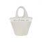 custom creative unique italian white luxury bag handbag shaped porcelain ceramic flower vase for home decor wedding