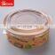 20oz take away paper disposable salad bowl with plastic lid