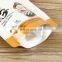 Custom Printed Aluminum Foil Plastic White Stand Up Pouches With Zipper For Food Packaging