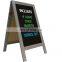 Low Price Simple Useful Wind Resistant Wooden Blackboard With Stand