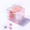 Acrylic Plastic Box with Lid Cube Case Small Mini Acrylic Candy Boxes for Party,  Wedding