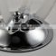 HUAYI New Design Oval Shape Living Room Decoration Metal Aluminum Acrylic LED Table Lamp