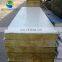 50mm/75mm/100mm/150mm thickness fire-proof rock wool sandwich panel for workshop warehouse