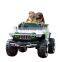 Children's electric car with four wheels can sit on an adult four-wheel drive off-road toy car