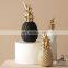 Nordic Ins Ananas Gold Black White Pineapple Ornament Rainforest Fruit Creative Resin Decoration For Home Decor
