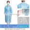 SMS PP PE Non Woven Non Sterile Disposable Isolation Gown surgical gown
