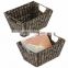Best Price Natural Woven Hyacinth Storage Cube Basket Bins organization Woven Natural Basket vietnam cheap wholesale