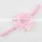 Fashion Chiffon flower hair accessories elastic headband with ziron jewelry MY-AD00018