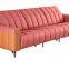 Modern Minimalist Fabric Multi-Functional Sofa Size Apartment Living Room Three-Seat Sofa