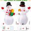 1.5M/5ft Christmas Snowman Inflatable Blow Up with LED Lights Yard Decoration Christmas Outdoor