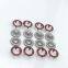 HLD factory wholesale colorful BRASS 16L 18L Cap Prong snap button for clothes