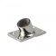 ISURE MARINE 316 Stainless Steel 1inch 60 Degree Boat Hand Rail Fitting Rectangular Stanchion Base