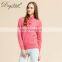 100% Cashmere Women's Slim Fit Sweater Preppy Style Knitted with Solid Pattern ODM Supply Winter Season from Inner Mongolia