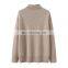 Women's Casual Turtleneck Knit Jersey Plus Size Long Sleeves Breathable Cashmere Sweater for Adults Winter Season