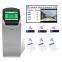 Table ticket dispenser system kiosk with ticket printer wireless queue paging system
