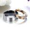 Stainless steel jewelry mixed batch factory direct selling couple rings black rose gold small MOQ