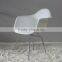 PP Plastic stainless steel leg coffee shop DAR restaurant chair