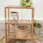 high quality bamboo multifuncational storage rack/bathroom storage Rack