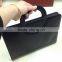 PU leather portfolio with handle,calculator