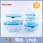 China product heat resistant clear glass bowl /glass lid chafing dish