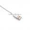 Chinses manufacture best selling good quality usb charging cable micro aluminum usb cable for iphone and android