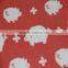 super soft cute pig jacquard sherpa baby blanket