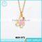 fancy accessories colorful and beautiful natural stone cross necklace