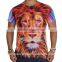Nice pattern 3d t-shirt/animal 3d printing t-shirt/custom t-shirt 3d