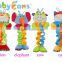 Babyfans Soft Fabric Stuffed Baby Plush Toy Safe Baby Toy Car Baby Toys