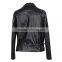 Leather long sleeve lady jackets coats designs dress/female apparel manufacturers