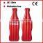drinking bottle shape inflatable air mattress for promotion on beach summer fun