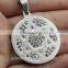 Cute Women Stainless Steel Jewelry Hexagram Rhinestone Pendant Necklace