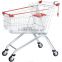 Trade Assurance hot selling metal shopping cart, metal cart, metal cart wheels