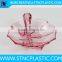 Crystal Plastic Other Home Decor Type Leaf shaped Decorative Bowls And Plates