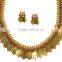 Indian Bollywood Type Gorgeous Ginni Long With Ruby Emerald Stone Necklace Sets